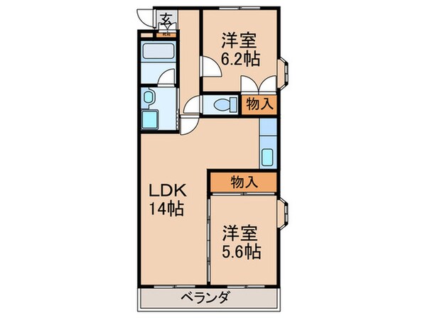 ジュネス社台の物件間取画像